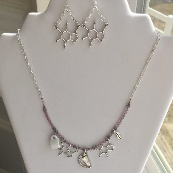 Coffee Tea White Mug Ceramic Earrings Jewelry - Picture 8 of 8